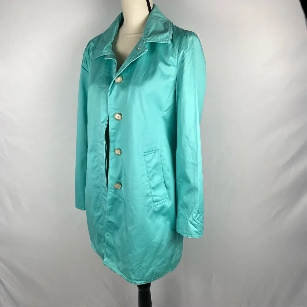 Coach Trench Coat in Mint Size M